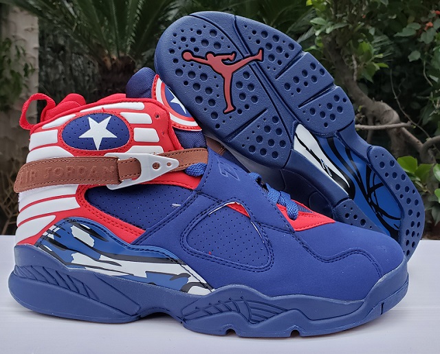 Air Jordan Retro 8 VIII Grade AAA Captain America